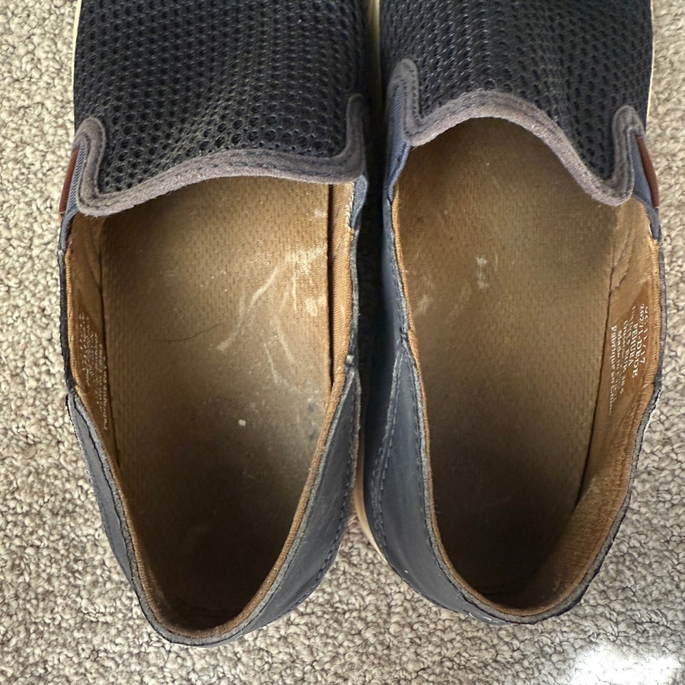 Olukai Pehuea Women's Navy Mesh Slip On Casual Comfort Shoes US 8.5 EU 38.5 - Picture 5 of 7